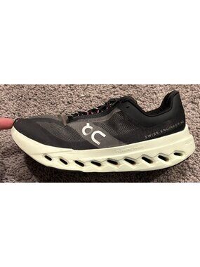 On Cloudsurfer Next 3WE30052535 Sneaker Womens US 9 Black Athletic Running Shoes
